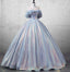 Mermaid Blue Bridal Gowns Fairy Prom Dress Dress