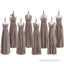 Most Popular Convertible Pleats Chiffon Gray Simple Cheap Long Bridesmaid Dress For Wedding Prom
