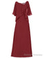 New arrivals Scoop Neck Rhinestone Chiffon Floor Length Mother of the Bride Dress
