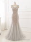 New Prom Dresses Mermaid Formal Women Gown Lace Beading