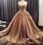 New Style Quinceanera Lace Prom Dresses Charming Appliques Prom Spaghetti Quinceanera Prom Dresses