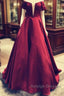 Off Shoulder Floor Length Ballgowns Prom Dresses