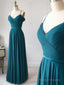 Off Shoulder Peacock Blue Prom Dresses Long Floor Length Peacock Blue Bridesmaid Prom Dress