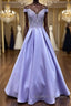 Off Shoulder Purple Lace Long Prom Dresses Off Shoulder Purple Prom Dresses Purple Lace Prom Dresses
