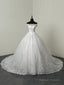 Off The Shoulder Ball Gown Wedding Dresses Short Sleeve Lace Applique Tulle Bridal Dress
