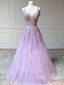 Off the Shoulder Long Purple Prom Dresses, Off Shoulder Purple Lace Formal Prom Dresses