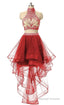 Orange 2 Pieces Homecoming Dresses