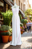 Pink A Line Chiffon Spaghetti Straps Sleeveless Ruffles Long Bridesmaid Dress