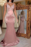 Pink Long Prom Dresseses