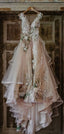 Popular Prom A-Line Tulle Bridal Gowns Long Prom Dress