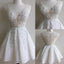 popular white lace see through gorgeous freshman cute homecoming Formal Prom gowns Dress
