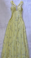 Pretty A Line Straps Yellow Chiffon Prom Dresses Long Evening Gowns