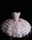 Princess Pink Ball Gowns Sweetheart Lace Short Homecoming Dresses 16Th Birthday Outfits