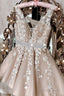 Princess Short A-Line Ivory Homecoming Dresses Prom Dresses