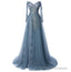 A-Line/Princess Tulle Long Sleeves Sweetheart 2025 Prom Dresses