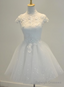 Lovely White Short Teen Homecoming Dresses