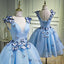 Homecoming Dresses, Blue Homecoming Dresses, Sweet 16 Dress, Sexy Homecoming Dress, Cute Cocktail Dress