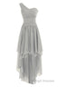2026 New Arrival One Shoulder Real Made Chiffon Beading On Sale Prom Dresses