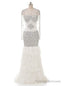 Prom dresses beading sequin fishtail long sleeve Prom dress