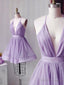 Purple Prom Graduation Prom Dress Homecoming Dress