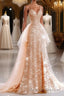 A Line Prom Dress Sparkle & Shine Dresses Wedding Guest Sweet 16 Floor Length Sleeveless Sweetheart Tulle with Sequin Masquerade Dresses