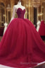 Red Ball Gown Red Wedding Dress Prom Dress