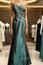 Retro Mermaid Sweetheart Taffeta Long Evening Dress Prom Dresses
