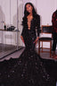 Princess Black Girl Prom Dresses Long Mermaid Dresses