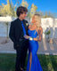 Royal Blue Prom Dress Long Prom Dress With Slit