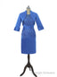 Royal Blue Sheath Knee Length Mother Of The Bride Dresses