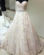 Ruched Sweetheart Crystal Beaded Sashes Tulle Wedding Dress Lace Embroidery