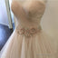 Ruched Sweetheart Ruffles Skirt Blush Pink Wedding Dress Ball Gown
