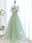 Sage Tulle Long Prom Dress Sage Tulle Long Prom Homecoming Dress