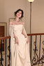 A-Line Prom Dress Long White 21Th Birthday Outfits