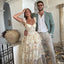 A-Line Straps Long Lace Prom Dresses Prom Dress