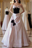 Sexy Ball Gown Sweetheart Neckline Pink Satin Evening Dress Prom Dresses