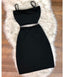 Black Straps Two Piece Prom Gownshomecoming Dresses