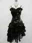 Sheath Straps Sleeveless Black Short Prom Dresses