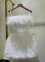 Sheath Straps White Homecoming Dresses 16Th Birthday Outfits