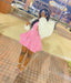 Short Pink Homecoming Dresses