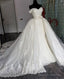 Sweetheart Lace Mermaid Wedding Dress Removable Train