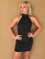 Sheath/Column Halter Short Mini Stretch Crepe Homecoming Dresses