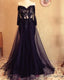 Sheer Corset Prom Dresses Mermaid Lace Sleeved