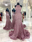 Shining Halter Mermaid Prom Dress With Sequins