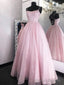 Shiny Sequins Backless Pink Long Prom, Backless Pink Formal Graduation Prom