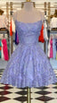 Short Homecoming Dress Prom Lace Dress For Teens