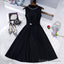 Simple Black Hoco Dresses Short Homecoming Dress