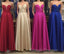 Simple Design Sweetheart Long Satin Prom Dresses