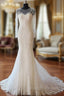Sleeved Mermaid Bridal Dresses