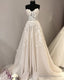 Sleeveless Tulle Wedding Dress Appliques